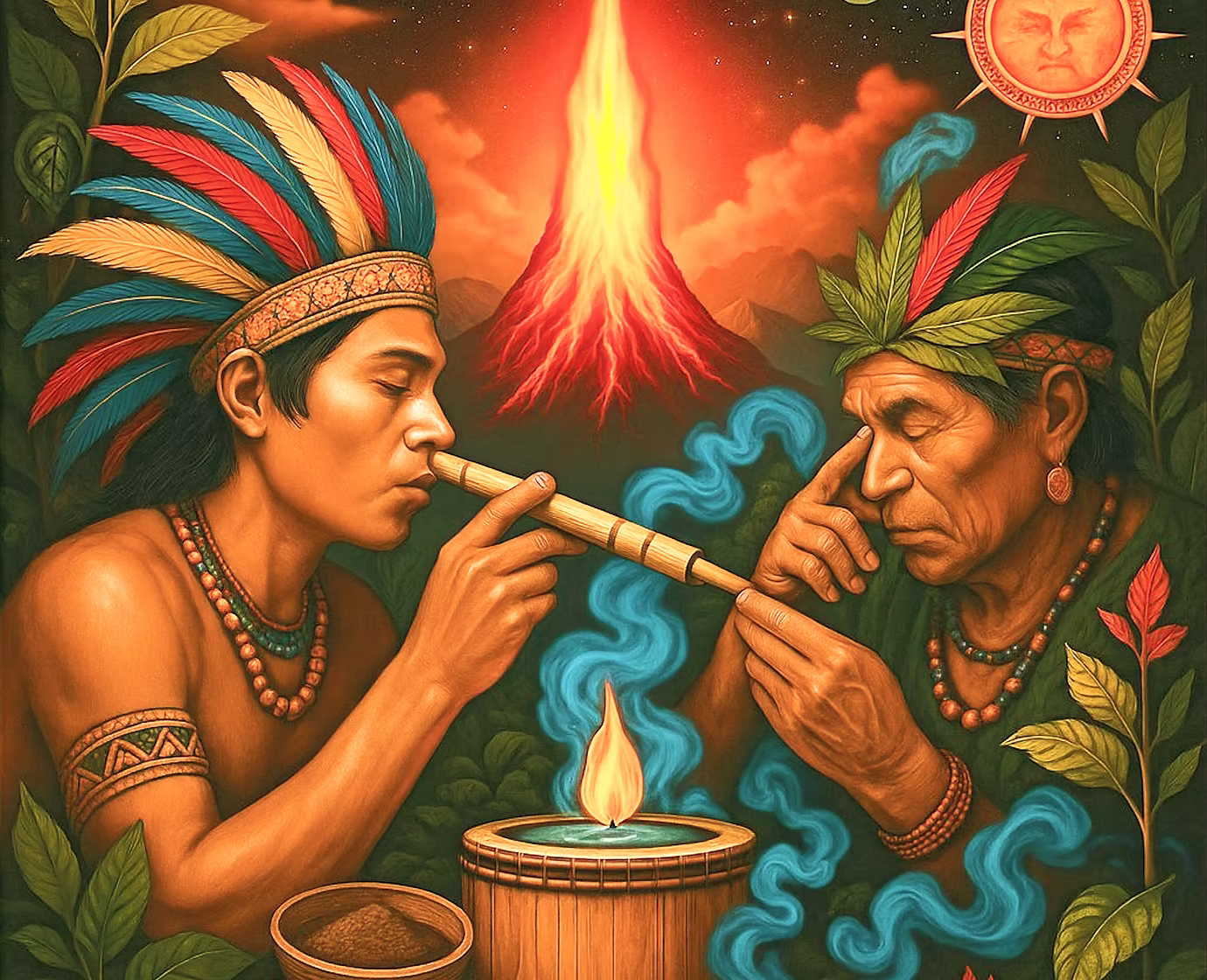 Tepi aplicador rapecito peruano kundalini tribe - madera chonta